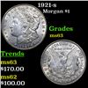 Image 1 : 1921-s Morgan Dollar $1 Grades Select Unc