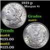 Image 1 : 1921-p Morgan Dollar $1 Grades Select+ Unc