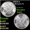 Image 1 : 1904-o Morgan Dollar $1 Grades Choice+ Unc