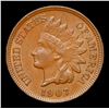 Image 2 : 1907 Indian Cent 1c Grades Choice AU/BU Slider+
