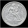 Image 2 : 1891-p Seated Liberty Dime 10c Grades Select AU