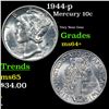Image 1 : 1944-p Mercury Dime 10c Grades Choice+ Unc