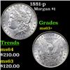 Image 1 : 1881-p Morgan Dollar $1 Grades Select+ Unc