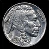 Image 2 : 1937-p Buffalo Nickel 5c Grades Choice+ Unc