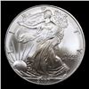 Image 2 : 2007 Silver Eagle Dollar $1 Grades GEM+++ Unc