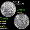 Image 1 : 1921-p Morgan Dollar $1 Grades BU