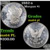 Image 1 : 1882-s Morgan Dollar $1 Grades Choice Unc PL