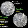 Image 1 : 1921-s Morgan Dollar $1 Grades Select Unc