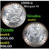 Image 1 : 1900-o Morgan Dollar $1 Grades Select+ Unc