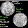 Image 1 : 1890-p Morgan Dollar $1 Grades Choice+ Unc