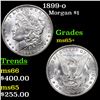 Image 1 : 1899-o Morgan Dollar $1 Grades GEM+ Unc