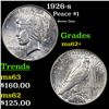 Image 1 : 1926-s Peace Dollar $1 Grades Select Unc