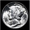 Image 2 : 1944-p Mercury Dime 10c Grades GEM++ Unc