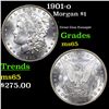 Image 1 : 1901-o Morgan Dollar $1 Grades GEM Unc