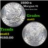 Image 1 : 1890-s Morgan Dollar $1 Grades Select Unc