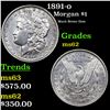 Image 1 : 1891-o Morgan Dollar $1 Grades Select Unc