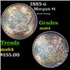 Image 1 : 1885-o Morgan Dollar $1 Grades Choice Unc