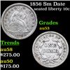 Image 1 : 1856 Sm Date Seated Liberty Dime 10c Grades Select AU