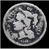 Image 2 : 1866 Three Cent Copper Nickel 3cn Grades f details