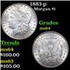 Image 1 : 1883-p Morgan Dollar $1 Grades Choice Unc