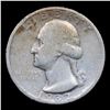 Image 2 : 1932-d Washington Quarter 25c Grades vf++