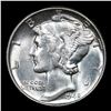 Image 2 : 1945-p Mercury Dime 10c Grades Choice Unc