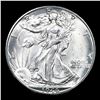 Image 2 : 1946-d Walking Liberty Half Dollar 50c Grades Select Unc.