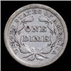 Image 3 : 1855-p  Seated Liberty Dime 10c Grades vf++