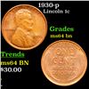 Image 1 : 1930-p Lincoln Cent 1c Grades Choice Unc BN