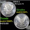 Image 1 : 1884-o Morgan Dollar 1 Grades Choice Unc DMPL