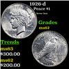 Image 1 : 1926-d Peace Dollar $1 Grades Select Unc