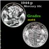 Image 1 : 1944-p Mercury Dime 10c Grades Choice Unc