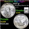 Image 1 : ***Auction Highlight*** 1927-p Standing Liberty Quarter 25c Graded ms66 By SEGS (fc)