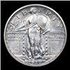 Image 2 : 1917-p Ty I Standing Liberty Quarter 25c Grades Select Unc+ FH By SEGS