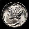 Image 2 : 1943-p Mercury Dime 10c Graded ms67 fsb By SEGS