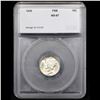 Image 4 : ***Auction Highlight*** 1939-p Mercury Dime 10c Graded ms67 fsb By SEGS (fc)