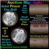 Image 1 : ***Auction Highlight*** Solid Uncirculated Peace silver dollar roll 1924 & P Ends, 20 coins (fc)