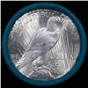Image 3 : ***Auction Highlight*** AU/BU Slider Bank Of America Peace $1 Roll 1924 & P Ends Virtually UNC (fc)