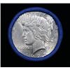 Image 2 : ***Auction Highlight*** AU/BU Slider Bank Of America Peace $1 Roll 1925 & P Ends Virtually UNC (fc)