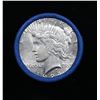 Image 2 : ***Auction Highlight*** AU/BU Slider Bank Of America Peace $1 Roll 1924 & P Ends Virtually UNC (fc)