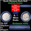 Image 1 : Buffalo Nickel Shotgun Roll in Old Bank Style 'Bell Telephone'  Wrapper 1927 & D Mint Ends