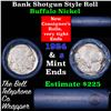 Image 1 : Buffalo Nickel Shotgun Roll in Old Bank Style 'Bell Telephone'  Wrapper 1924 & S Mint Ends