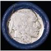 Image 2 : Buffalo Nickel Shotgun Roll in Old Bank Style 'Bell Telephone'  Wrapper 1924 & S Mint Ends