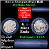 Image 1 : Buffalo Nickel Shotgun Roll in Old Bank Style 'Bell Telephone'  Wrapper 1923 & S Mint Ends