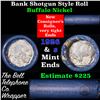 Image 1 : Buffalo Nickel Shotgun Roll in Old Bank Style 'Bell Telephone'  Wrapper 1926 & S Mint Ends
