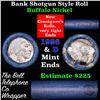 Image 1 : Buffalo Nickel Shotgun Roll in Old Bank Style 'Bell Telephone'  Wrapper 1926 & D Mint Ends