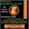 Image 1 : Shotgun Lincoln 1c roll, 1982-d 50 pcs Brandt Wrapper