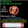 Image 1 : Shotgun Lincoln 1c roll, 2008-d 50 pcs N.F String & Son Wrapper