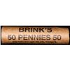 Image 4 : Mixed small cents 1c orig shotgun roll, 1919-s Wheat Cent, 1897 Indian Cent other end, brinks Wrappe