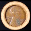 Image 3 : Mixed small cents 1c orig shotgun roll, 1915-d Wheat Cent, 1898 Indian Cent other end, brinks Wrappe